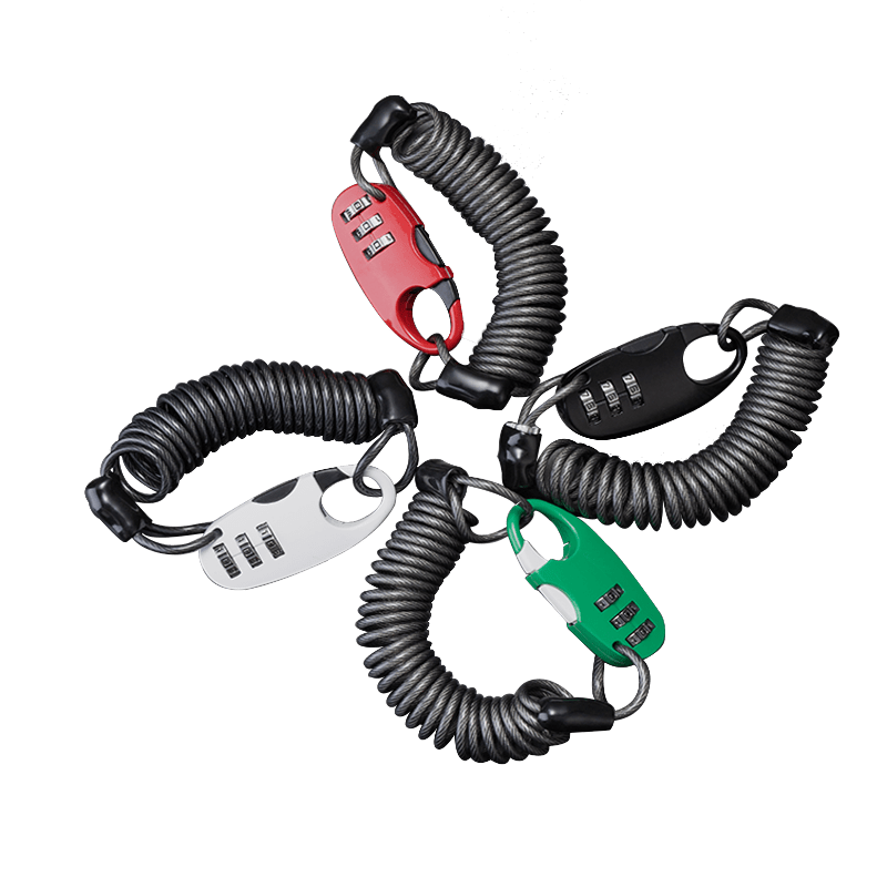 ROCKBROS Helmet Lock Cable Lock Lightweight Combination Lock