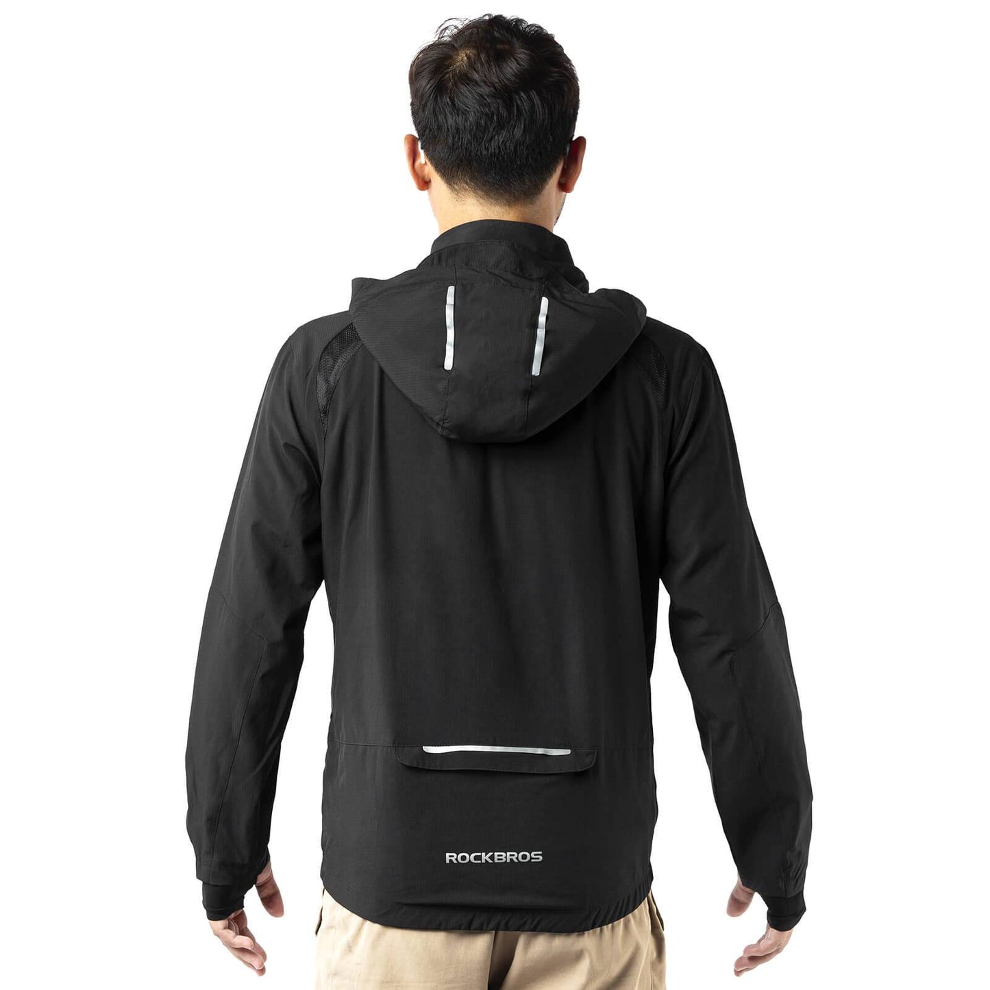 ROCKBROS Men's Softshell Jacket, Breathable Cycling Jacket, Summer/Autumn