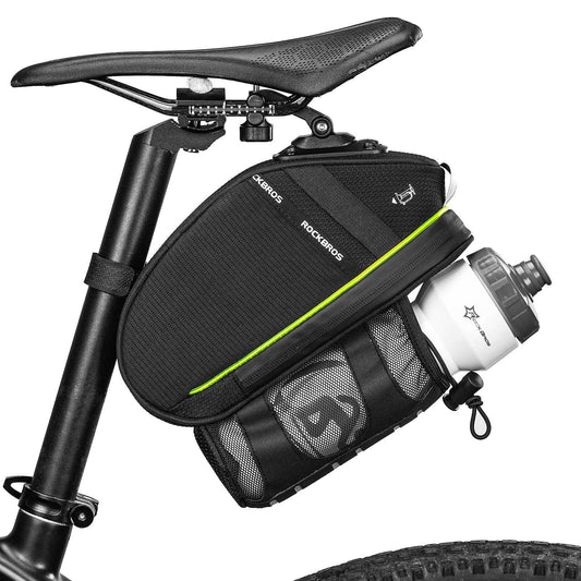 ROCKBROS Scratch-resistant bicycle saddle bag with bottle holder 1.5L