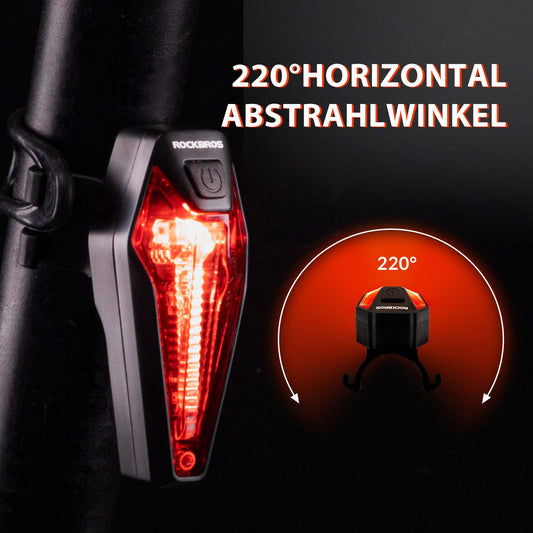 ROCKBROS LED hinten Fahrradlicht Aufladbarer IPX5 Wasserdicht