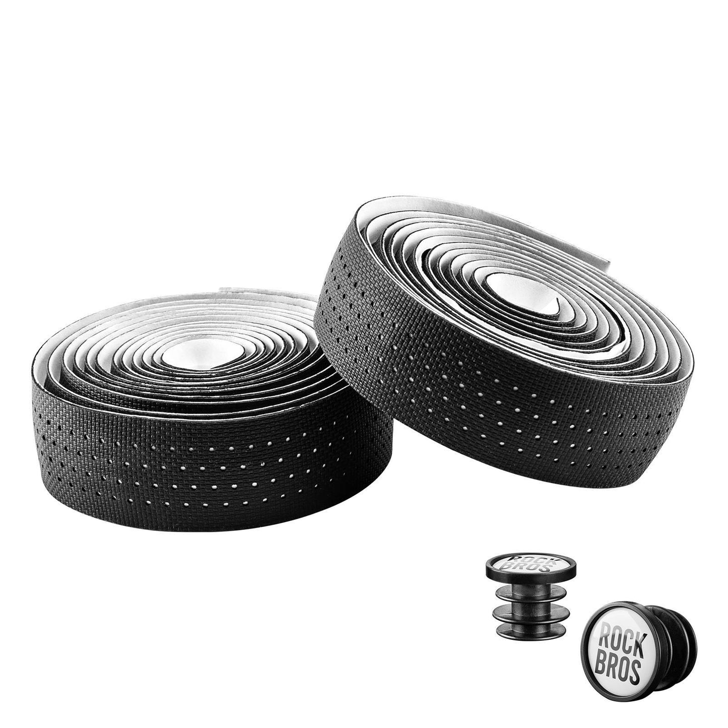 ROCKBROS Handlebar Tape for Road Bikes, Non-Slip, Shock-Absorbing Grip Tape, 2 Rolls