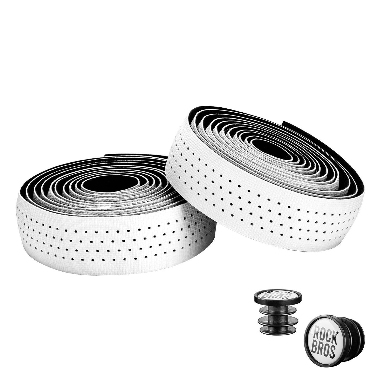 ROCKBROS Handlebar Tape for Road Bikes, Non-Slip, Shock-Absorbing Grip Tape, 2 Rolls