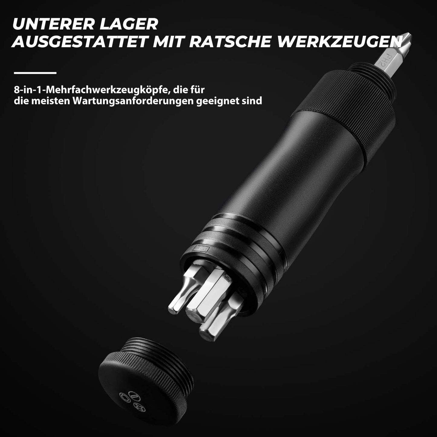 ROCKBROS Mini Bicycle Air Pump with Ratchet Wrench 80 PSI Aluminum