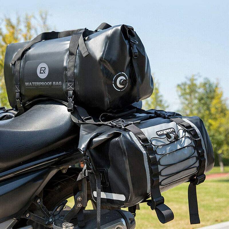 Motorcycle pannier bags, waterproof, 62L motorcycle bag