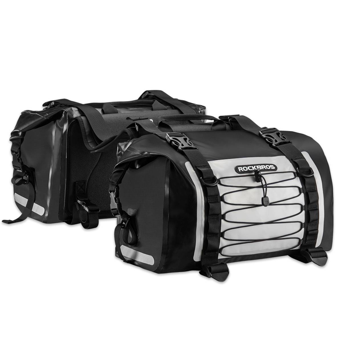 Motorcycle pannier bags, waterproof, 62L motorcycle bag
