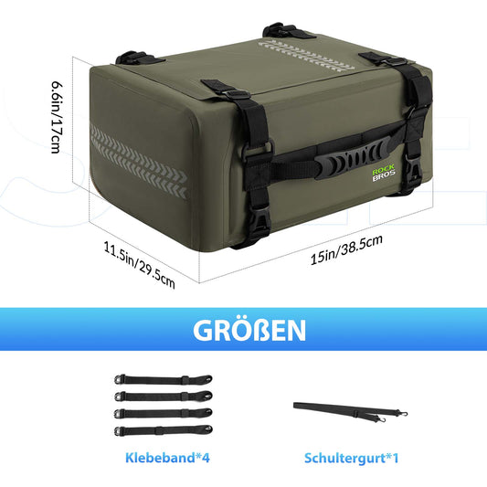 ROCKBROS Motorcycle Tail Bag 100% Waterproof Motorcycle Luggage Bag approx. 30L