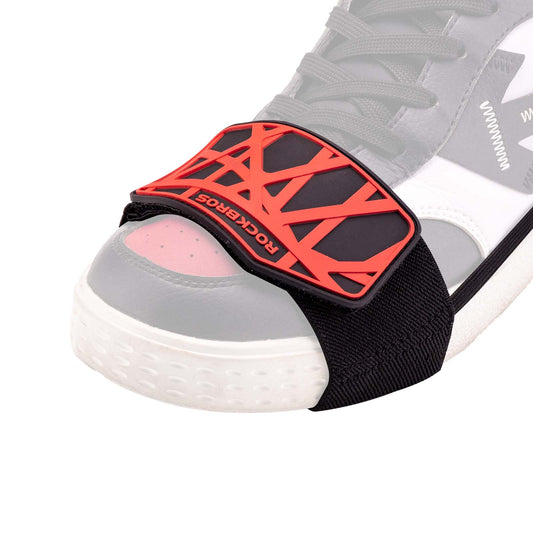 ROCKBROS mótorhjólaskiptihlíf með hálkuvörn, stillanleg skóhlíf, mótorhjólaaukabúnaður