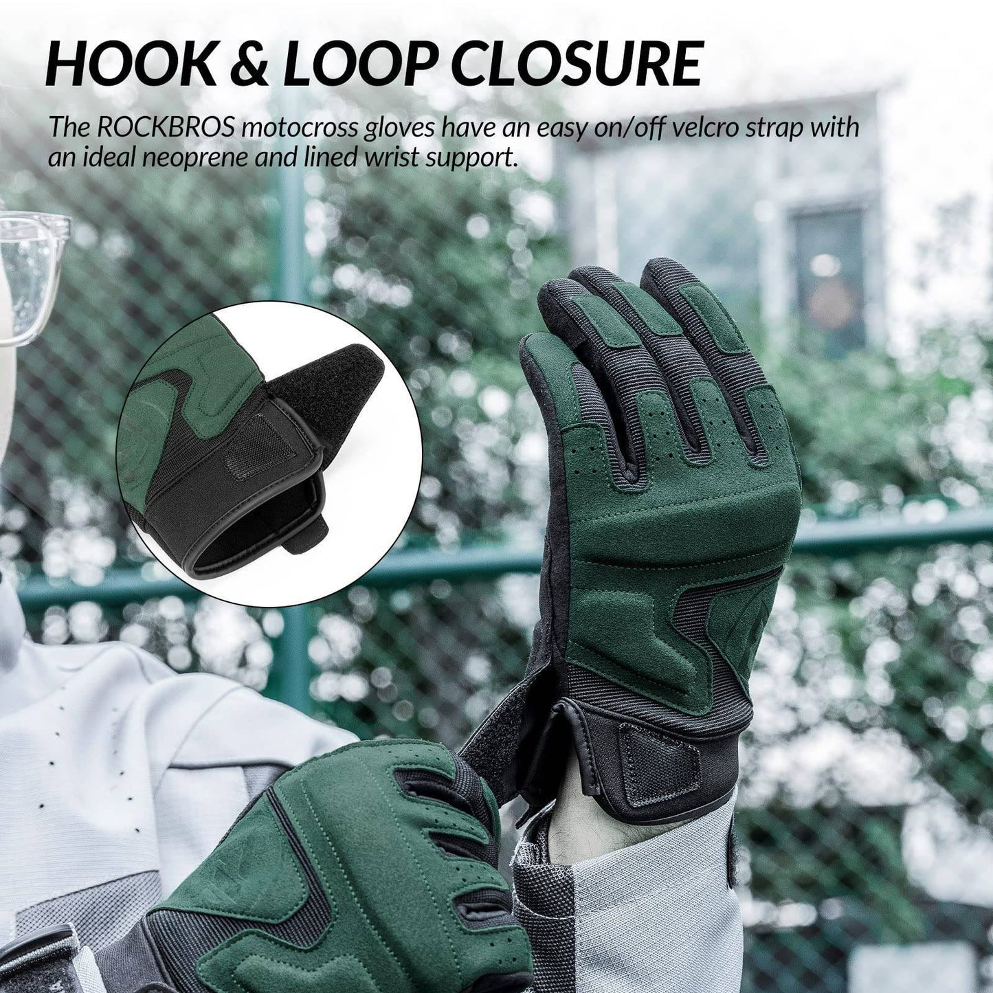 ROCKBROS Motorcycle Gloves Windproof Touchscreen Men's Gloves