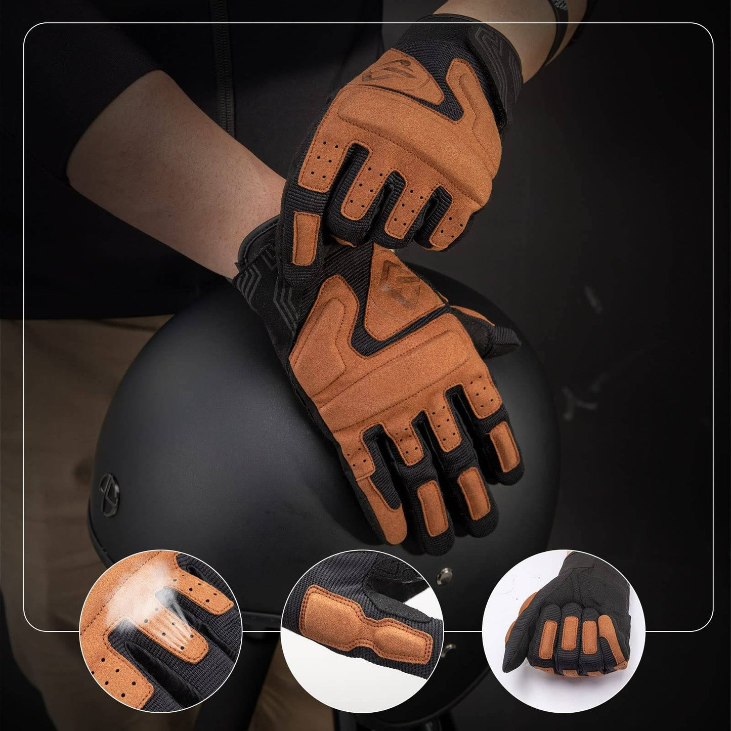 ROCKBROS Motorcycle Gloves Windproof Touchscreen Men's Gloves