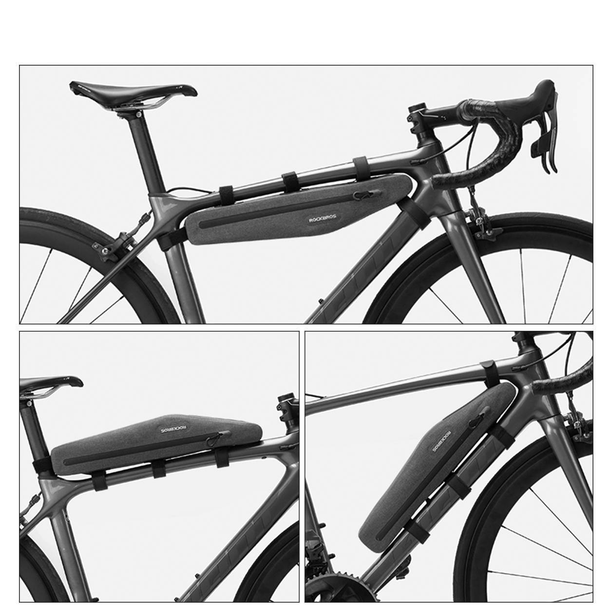 ROCKBROS Multifunktional Fahrradtasche 100% Wasserdicht 1,5L