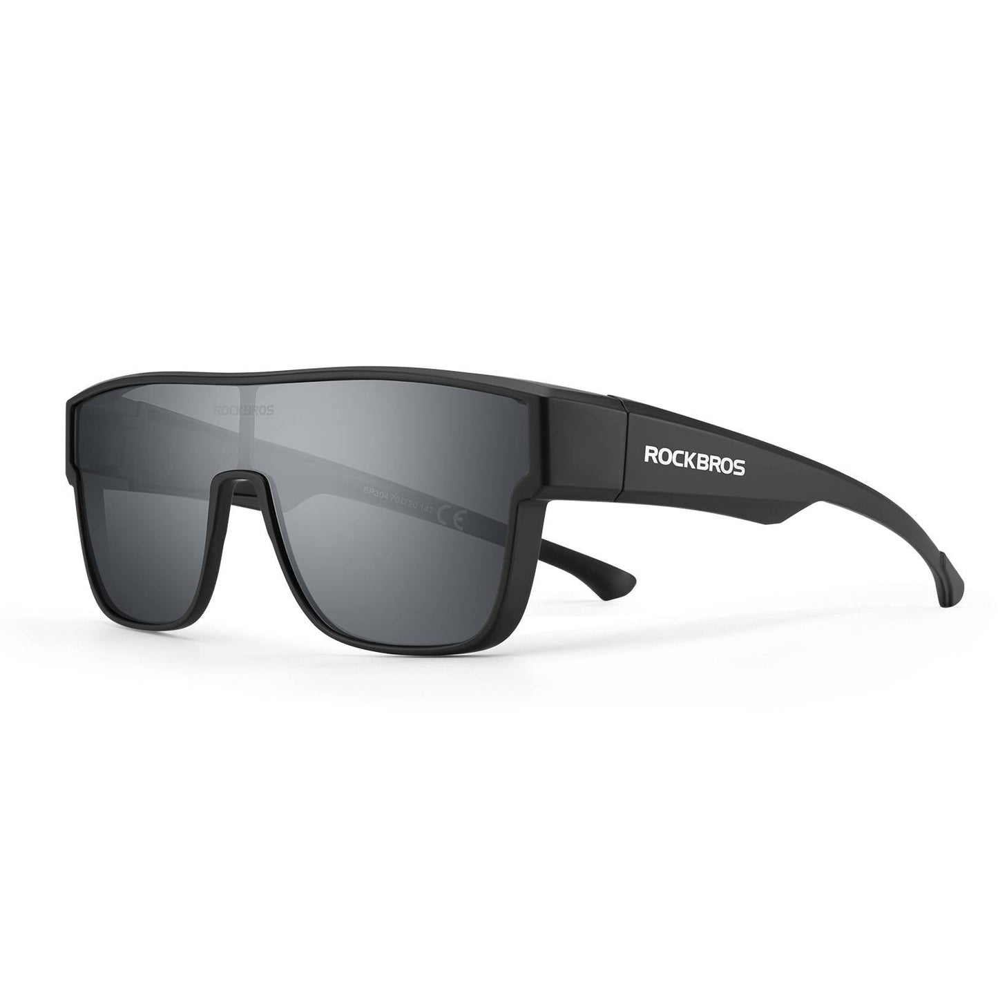 ROCKBROS Polarisierte Fahrradbrille Kurzsichtbrille Überbrille Unisex Sportbrille