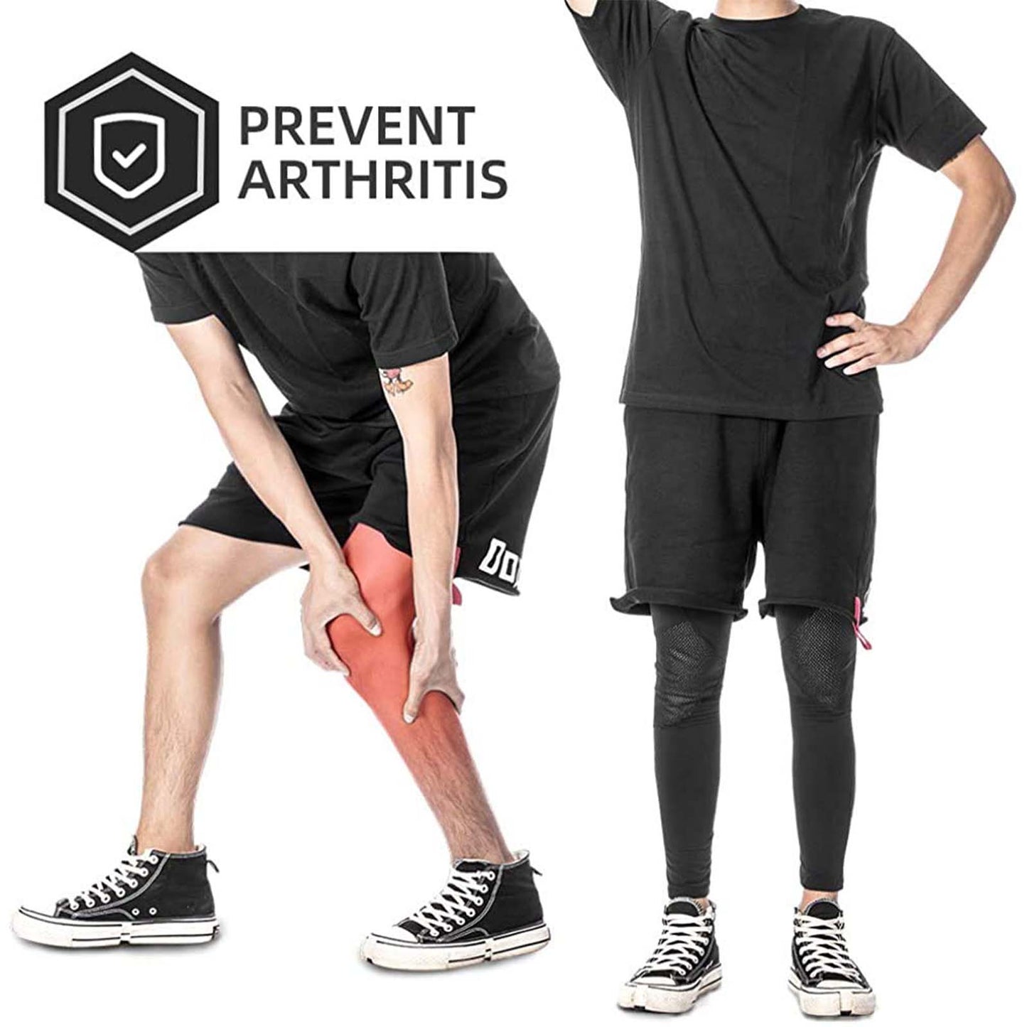 ROCKBROS Radsport Beinlinge Knieschutz Winter Anti Rutschen Beinwärmer