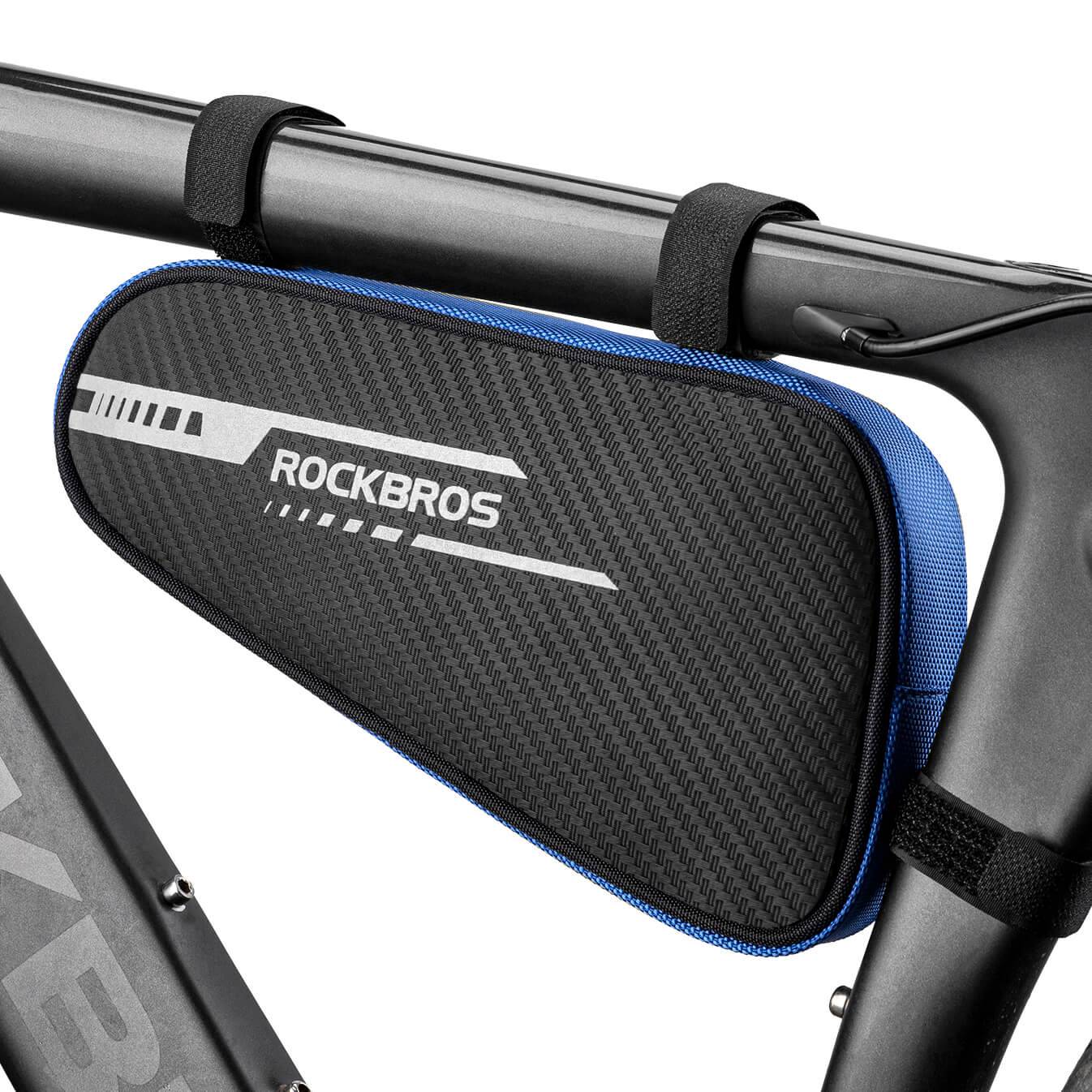 ROCKBROS Waterproof Frame Bag, Triangle Bag for MTB &amp; Road Bikes, 1.2L