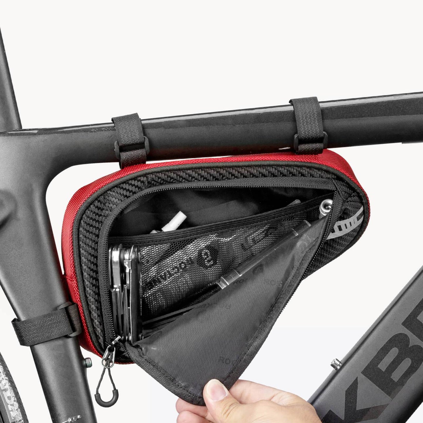 ROCKBROS Waterproof Frame Bag, Triangle Bag for MTB &amp; Road Bikes, 1.2L