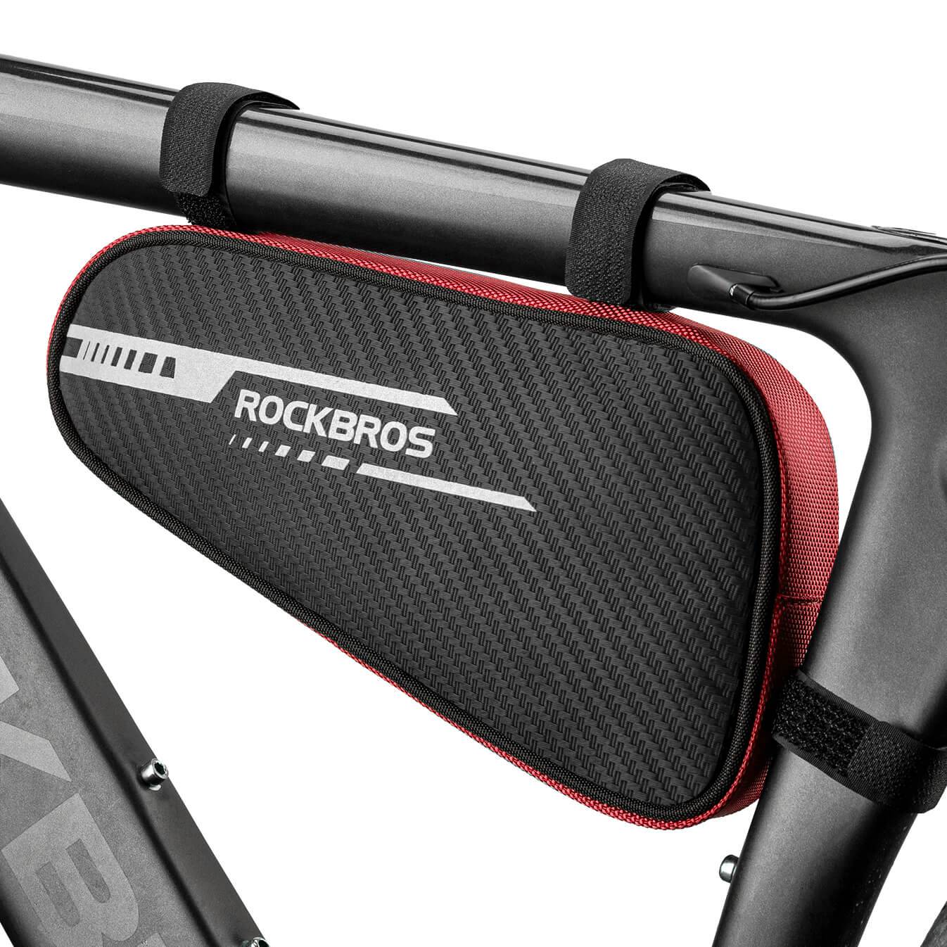 ROCKBROS Waterproof Frame Bag, Triangle Bag for MTB &amp; Road Bikes, 1.2L