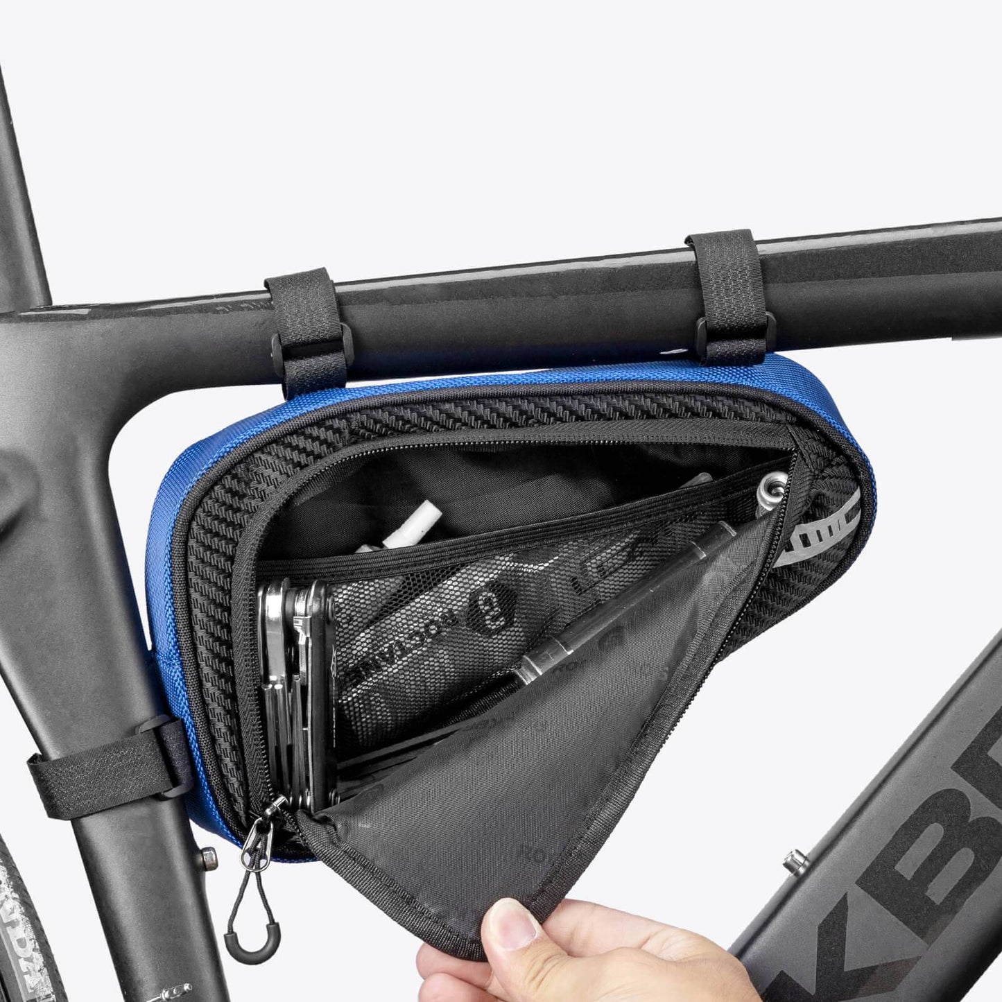 ROCKBROS Waterproof Frame Bag, Triangle Bag for MTB &amp; Road Bikes, 1.2L