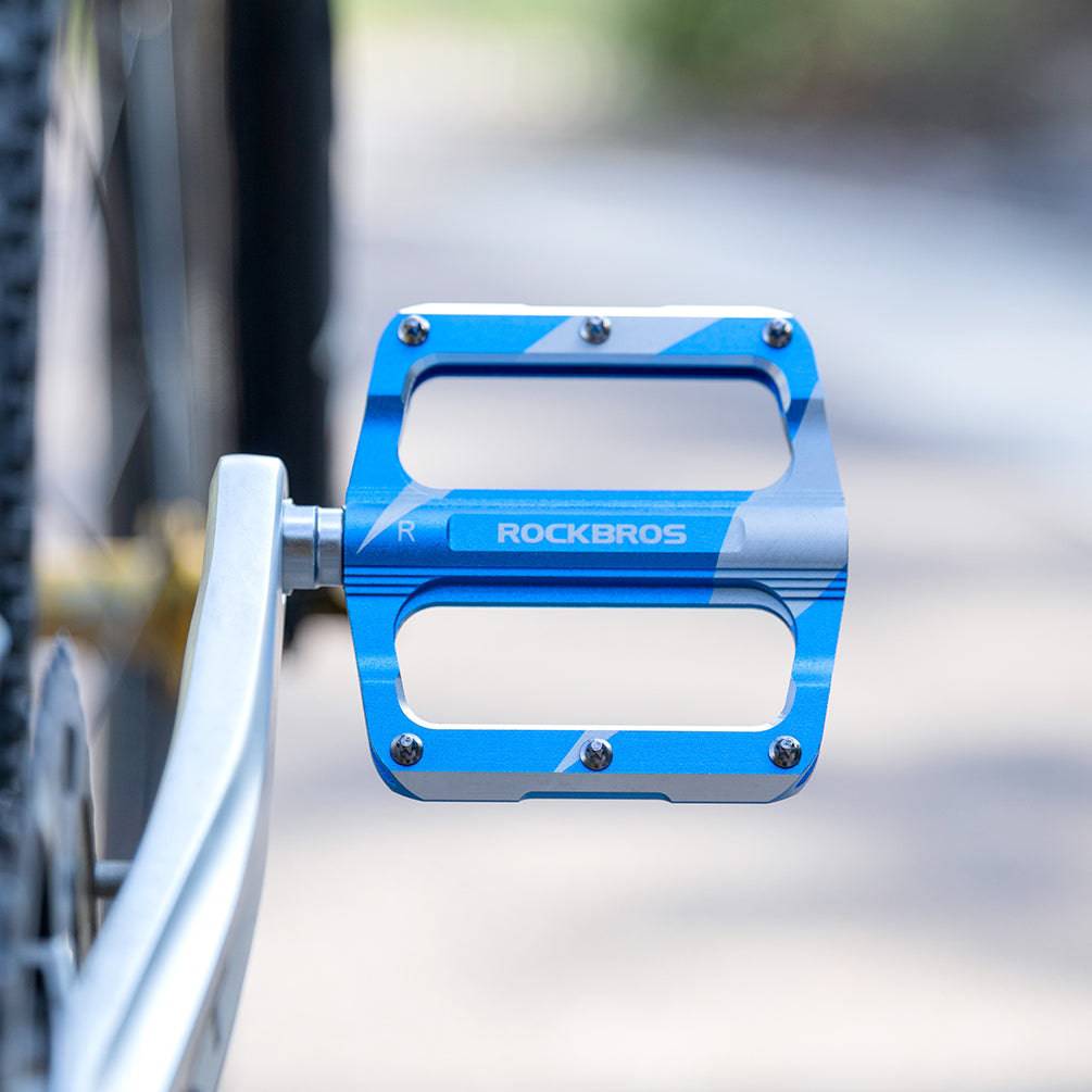 ROCKBROS Road Bike Pedals Aluminum Sealed Bearing 9/16 Inch 3 Colors