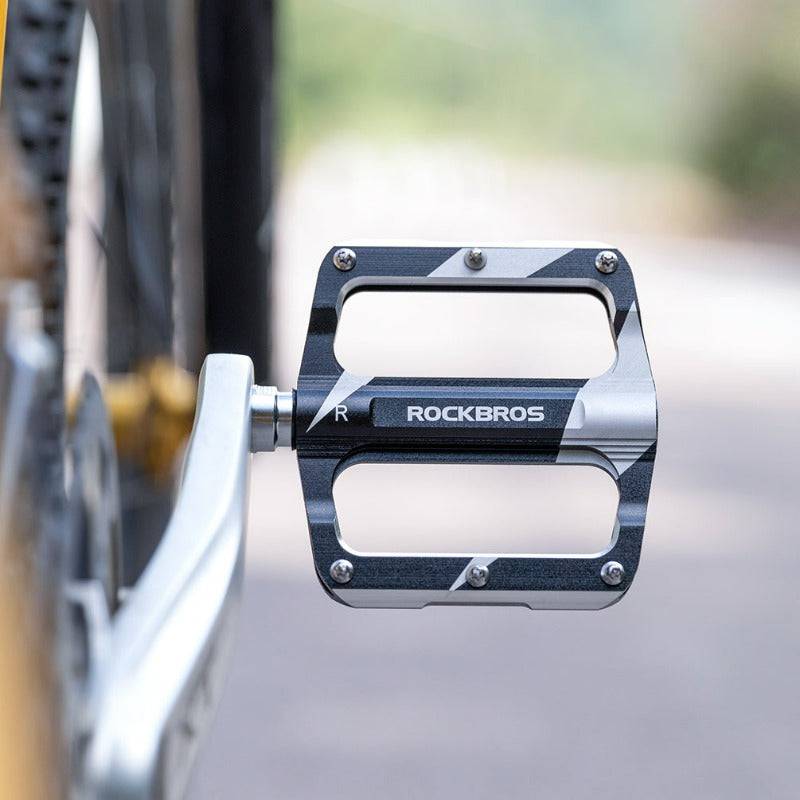 ROCKBROS Road Bike Pedals Aluminum Sealed Bearing 9/16 Inch 3 Colors
