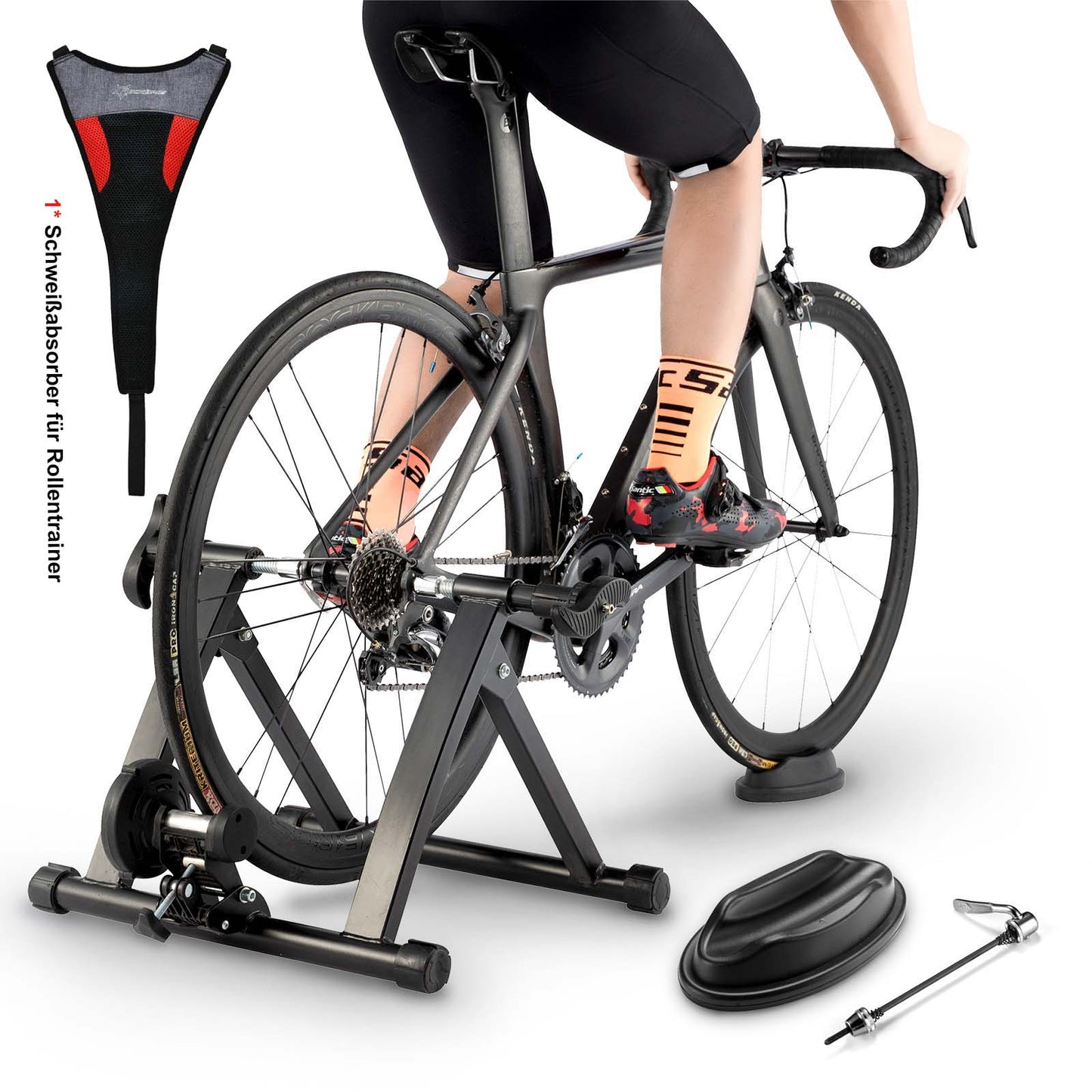 ROCKBROS Rollentrainer Magnetisches Indoor-Bike-Trainingsgerät Faltbar