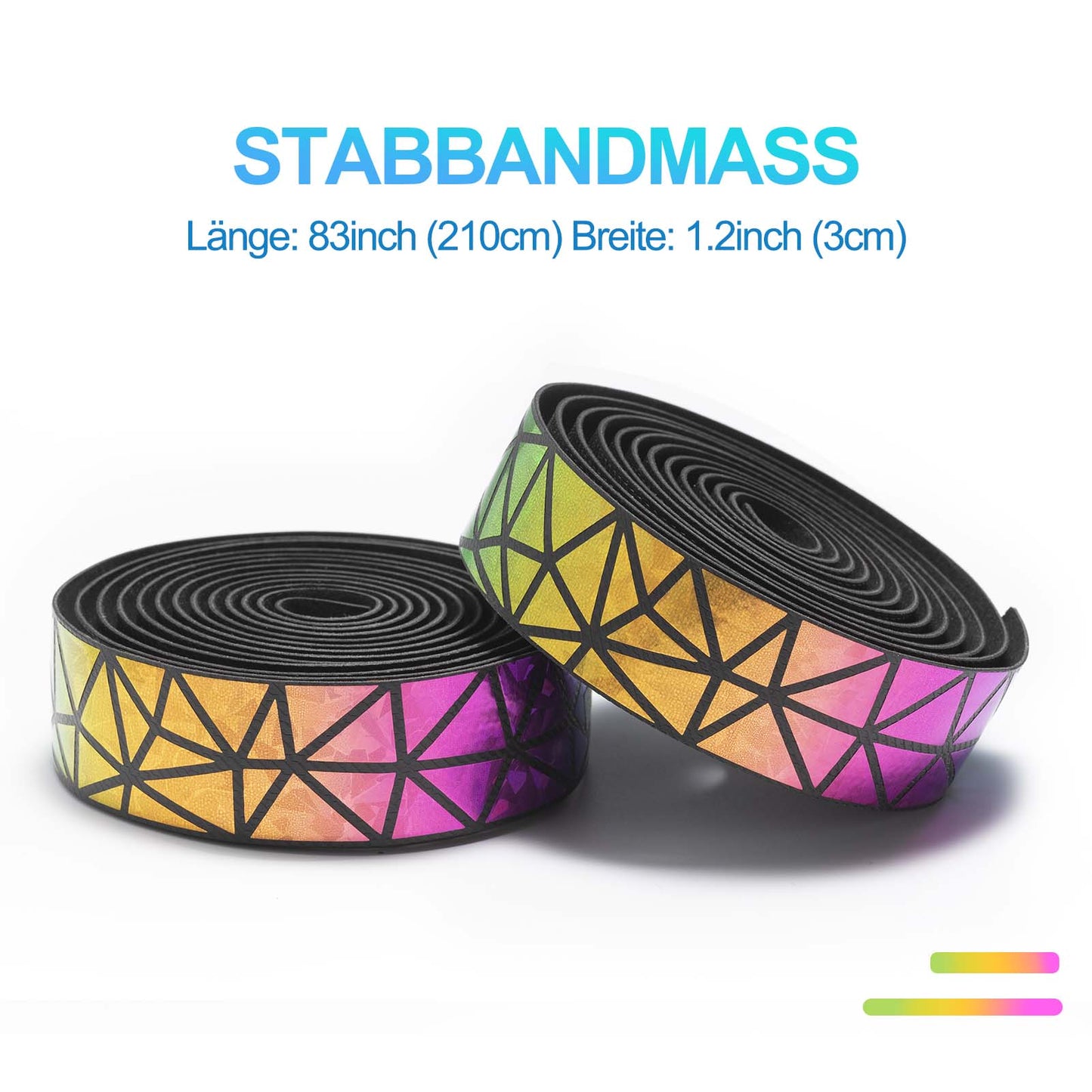 ROCKBROS non-slip bicycle handlebar tape for MTB and road bikes, 2 rolls