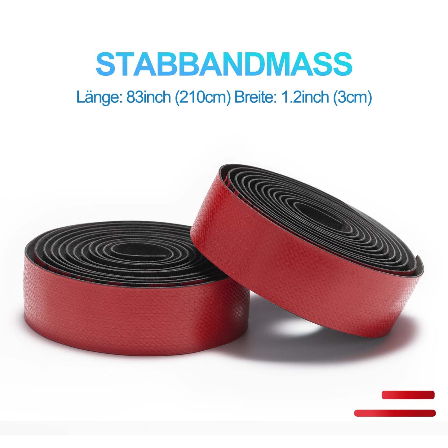 ROCKBROS non-slip bicycle handlebar tape for MTB and road bikes, 2 rolls