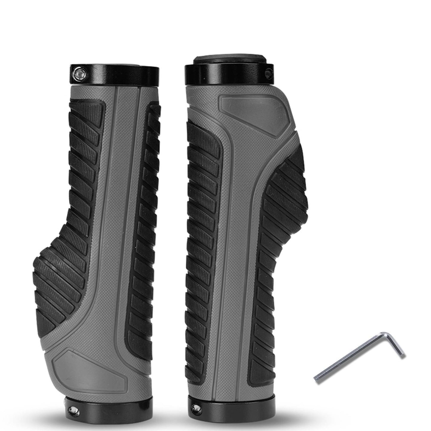 ROCKBROS reiðhjólahandföng úr gúmmíi með læsingarhönnun fyrir fjallahjól