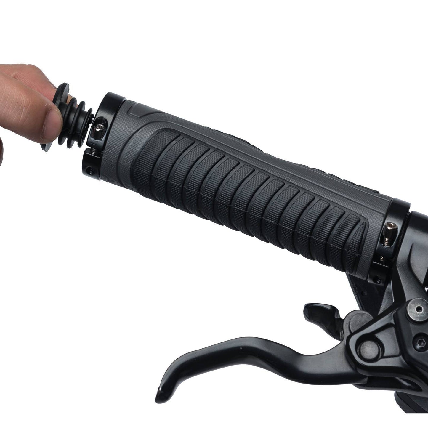 ROCKBROS reiðhjólahandföng úr gúmmíi með læsingarhönnun fyrir fjallahjól