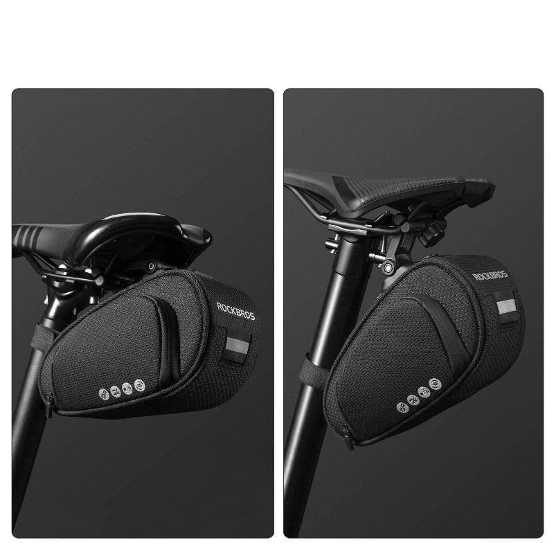 ROCKBROS saddle bag with quick release, 1L, for MTB, road bike, folding bike
