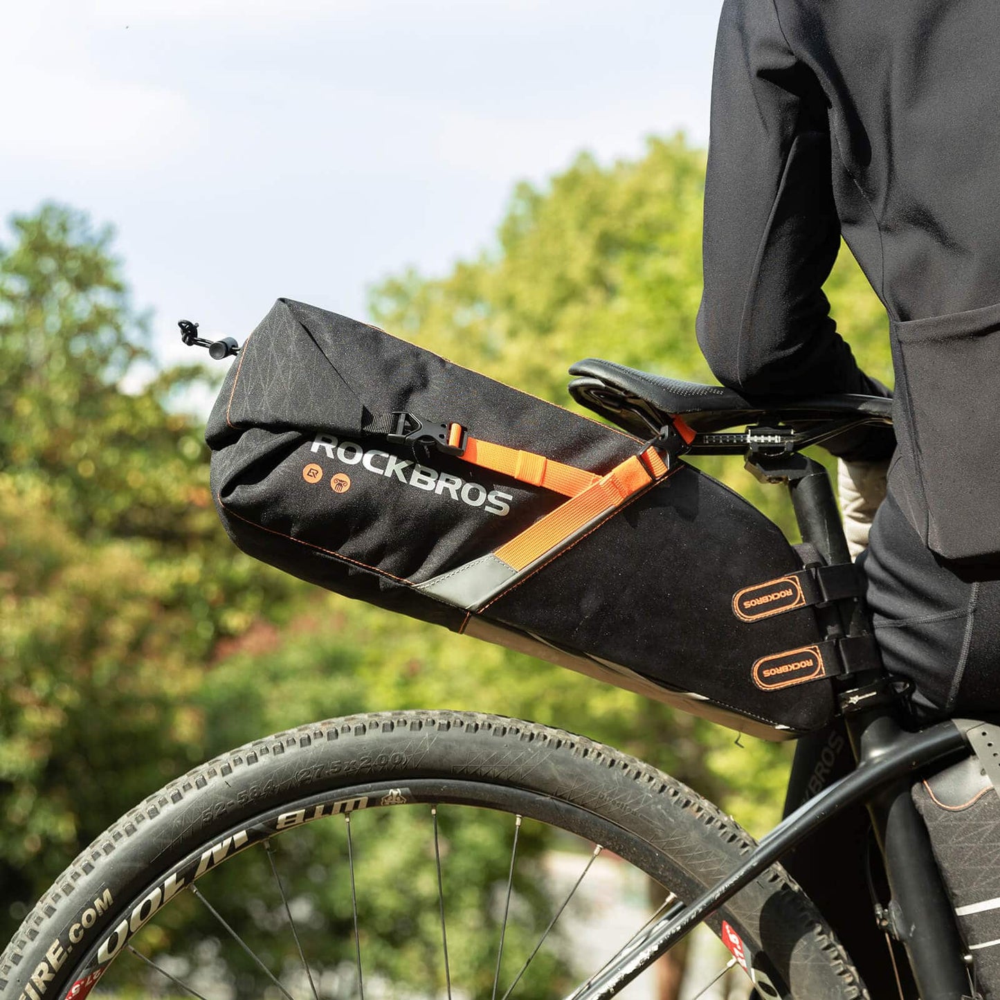 ROCKBROS Satteltasche wasserdichte Fahrradtasche für MTB Rennrad10L