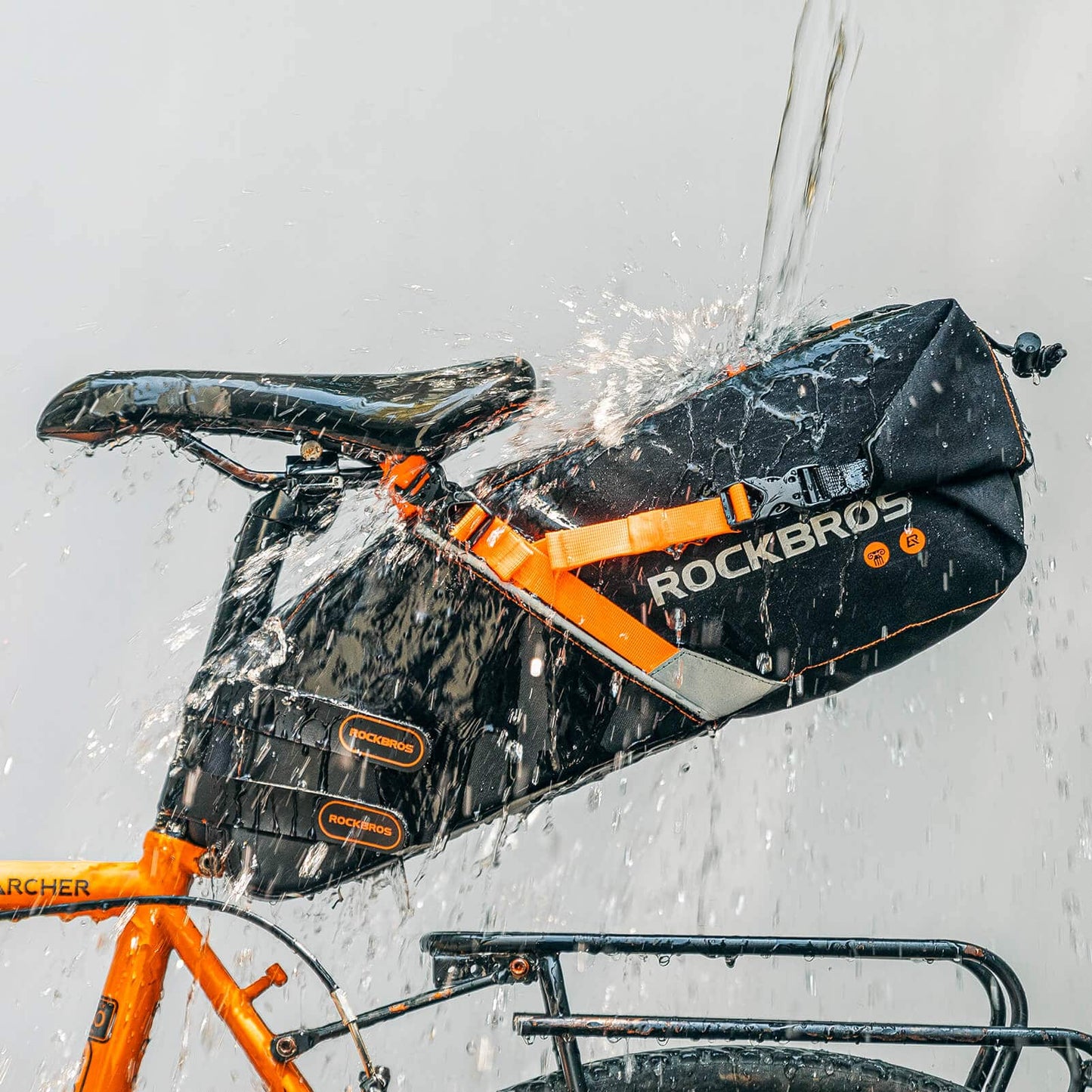 ROCKBROS Satteltasche wasserdichte Fahrradtasche für MTB Rennrad10L