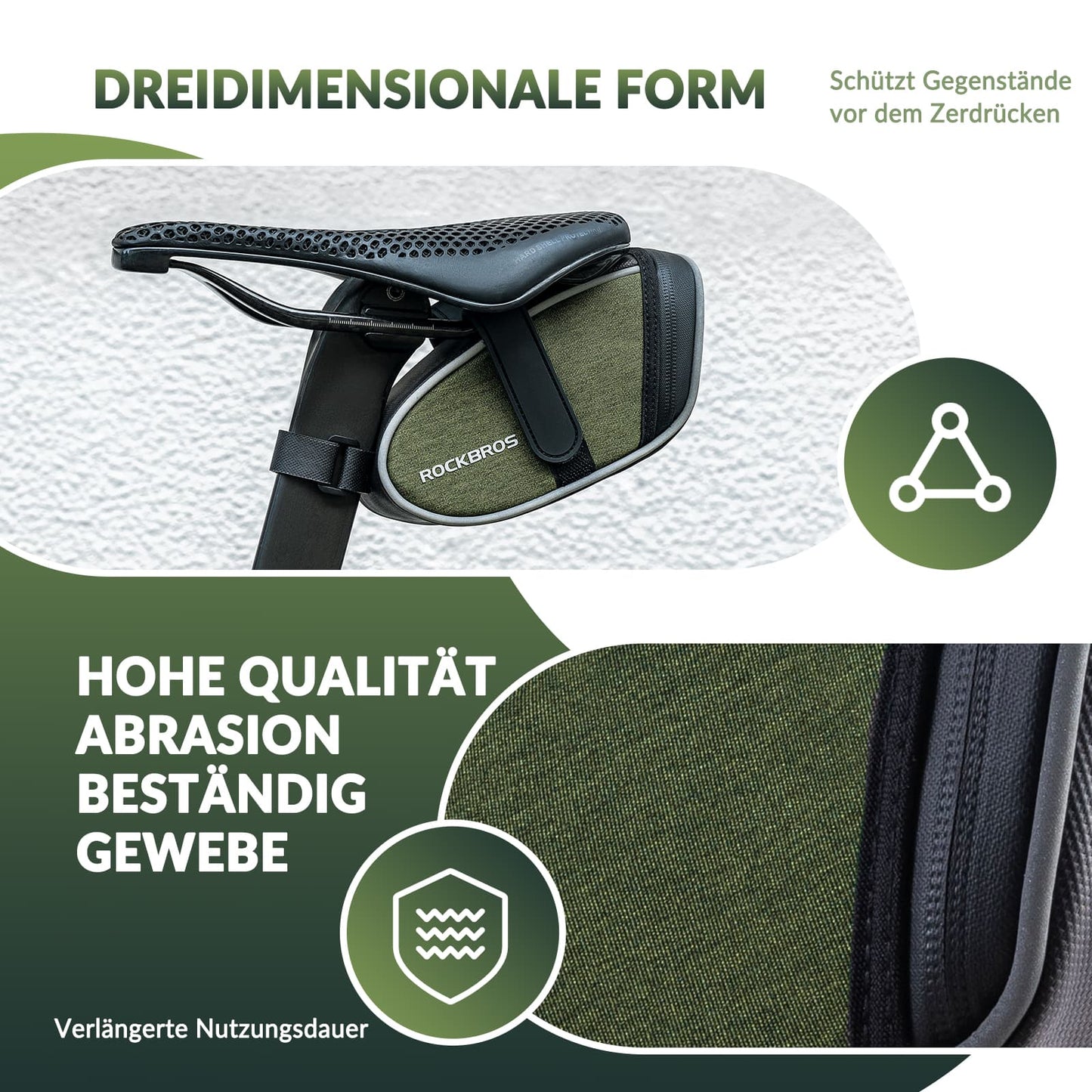 ROCKBROS Saddlebags Water-Repellent Tool Bag 2024 New Style