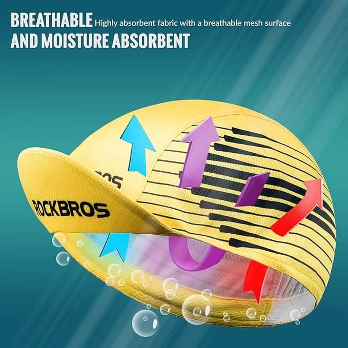 ROCKBROS Summer Cycling Cap UV Protection Cycling Hat for Outdoor Sports