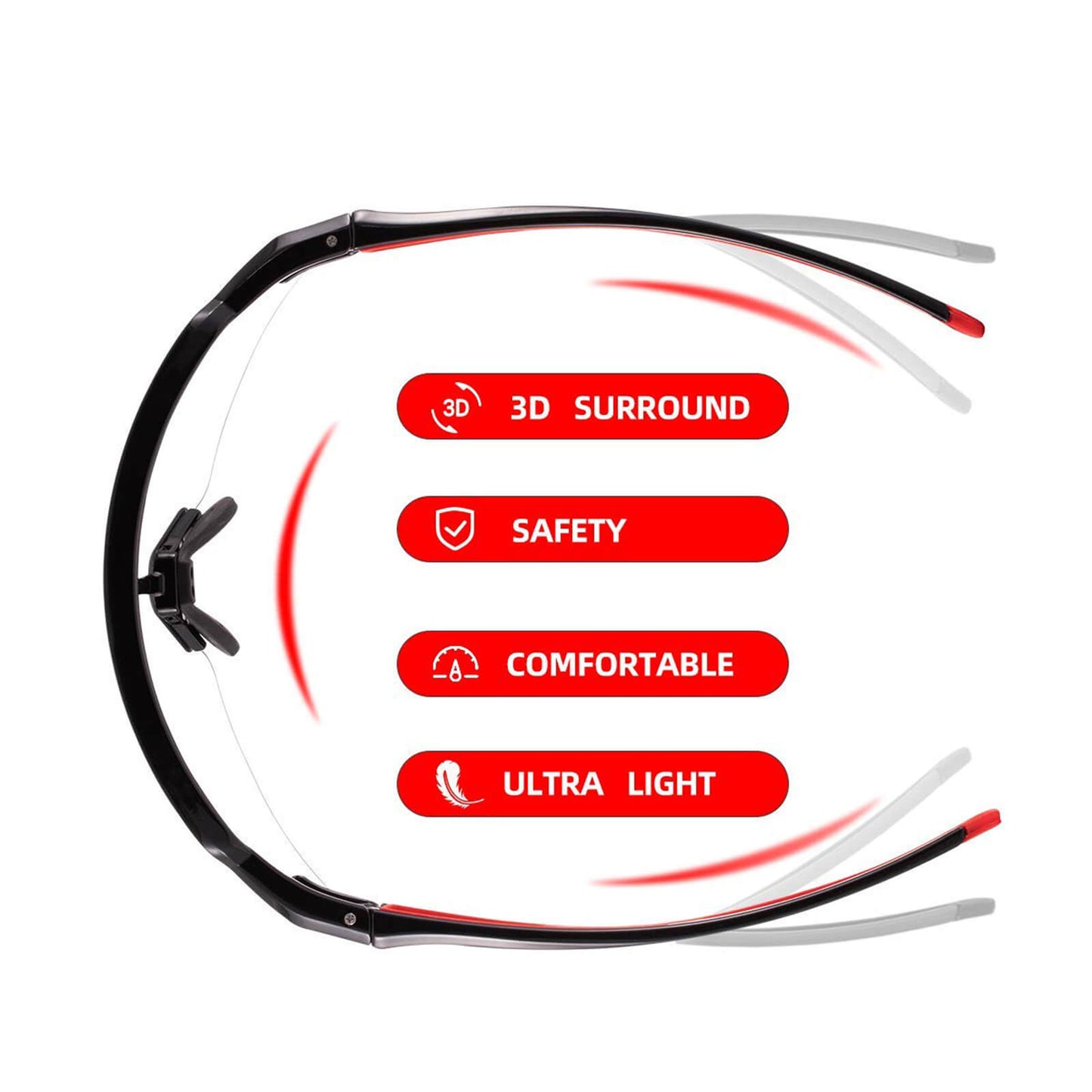 ROCKBROS Sunglasses for Men &amp; Women, UV Protection Cycling Glasses 