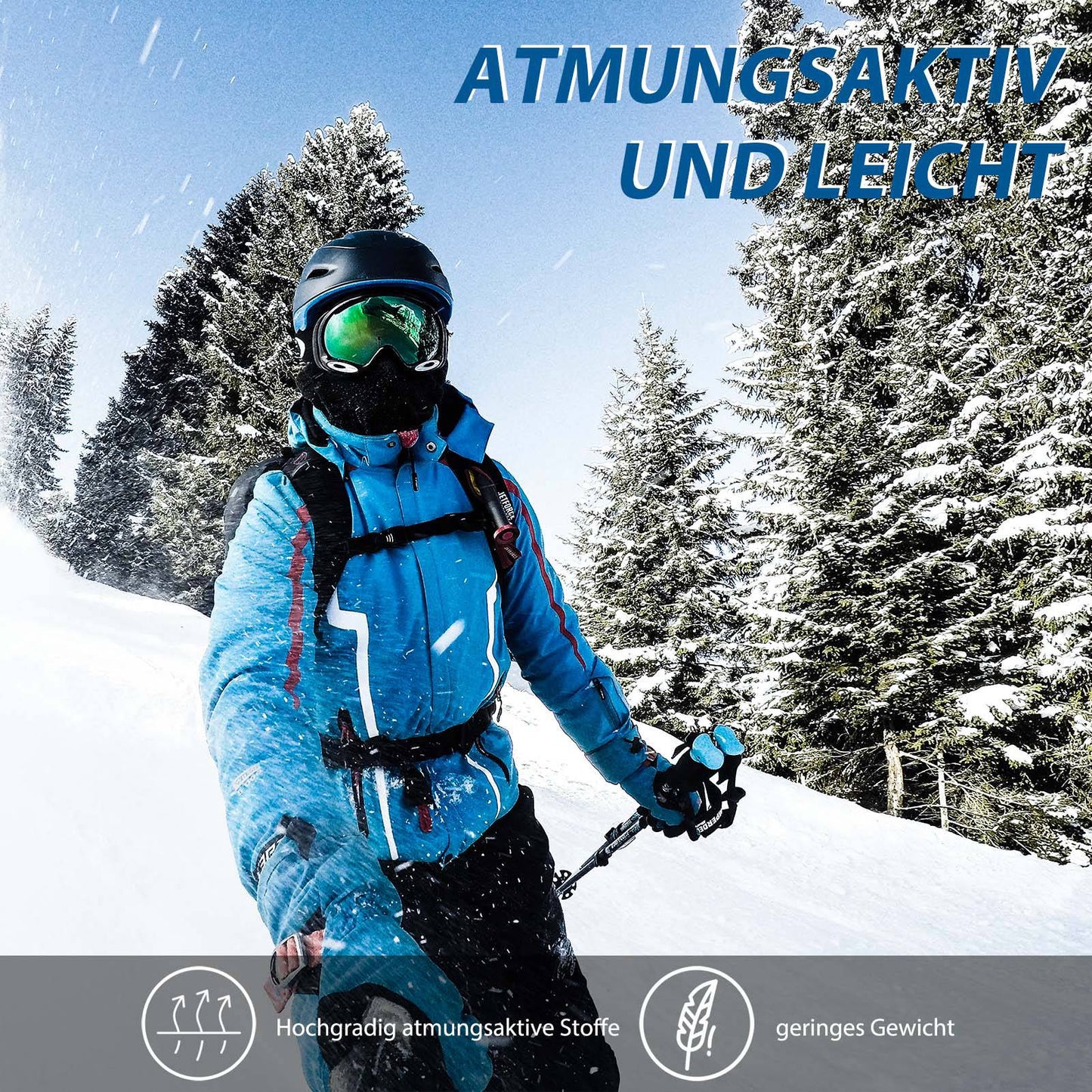 ROCKBROS Winter Balaclava - Warmer for Outdoor Sports