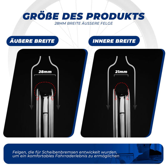 ROCKBROS T700 Carbon Wheelset 28'' 50mm Disc Brake Thru Axle Wheel Set for Road Bikes and SHIMANO 8-12 Speed ​​24 Spokes 36T Steel Bearings