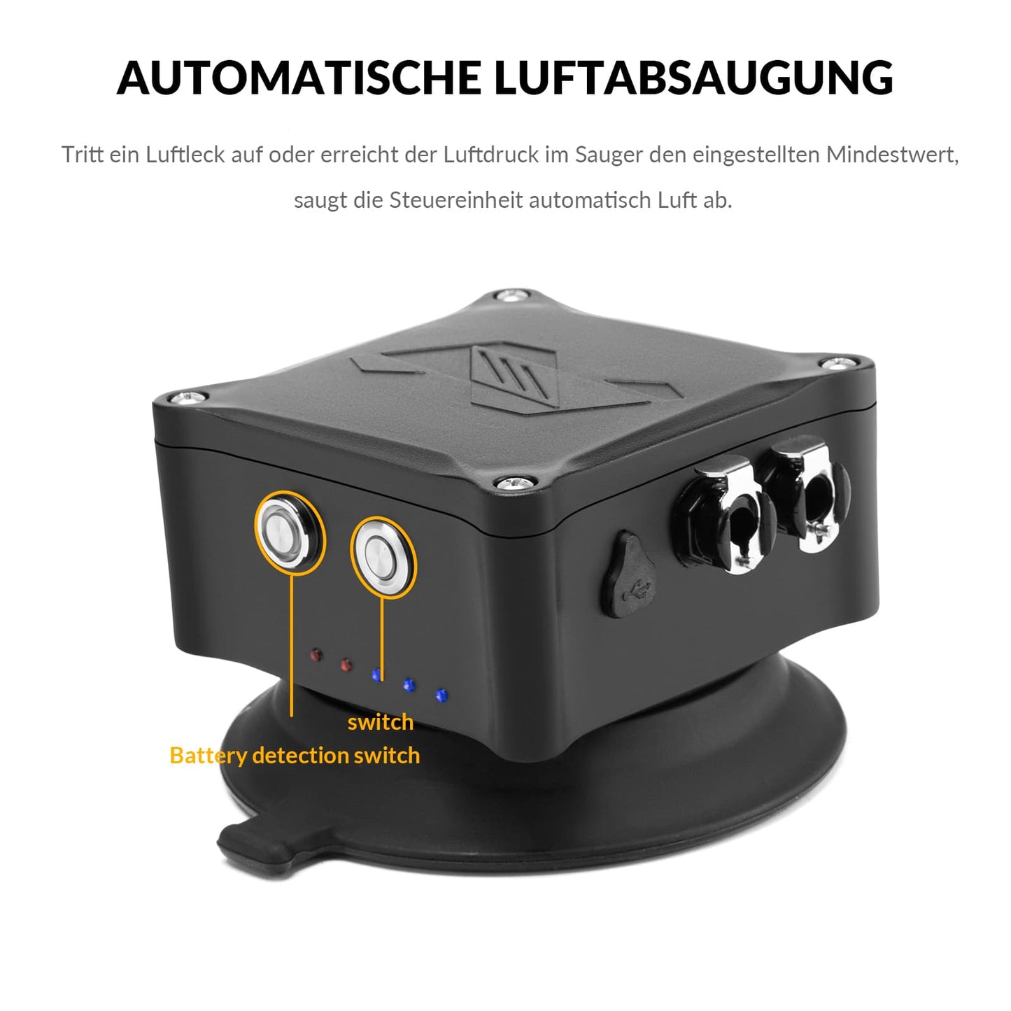 ROCKBROS flytjanlegur rafmagnshjólastæði með sogbolla