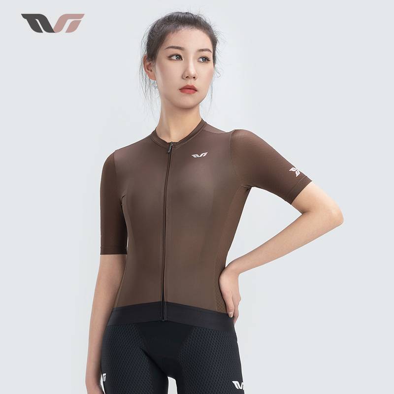 TVI Women's Cycling Jersey - Digital Dune for MTB &amp; Road Bike