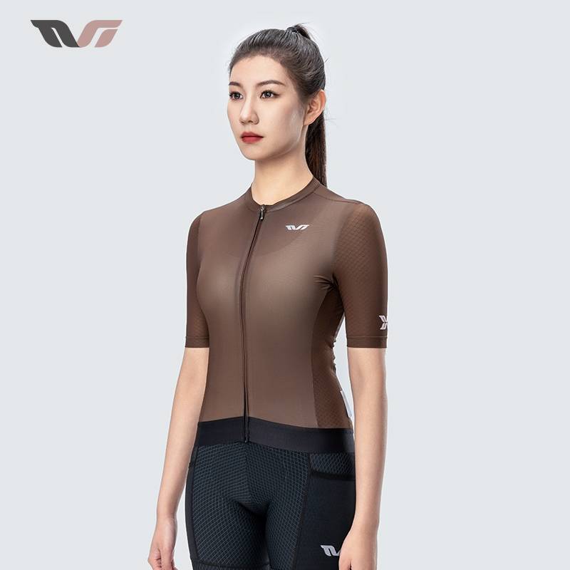 TVI Women's Cycling Jersey - Digital Dune for MTB &amp; Road Bike