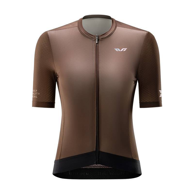 TVI Women's Cycling Jersey - Digital Dune for MTB &amp; Road Bike