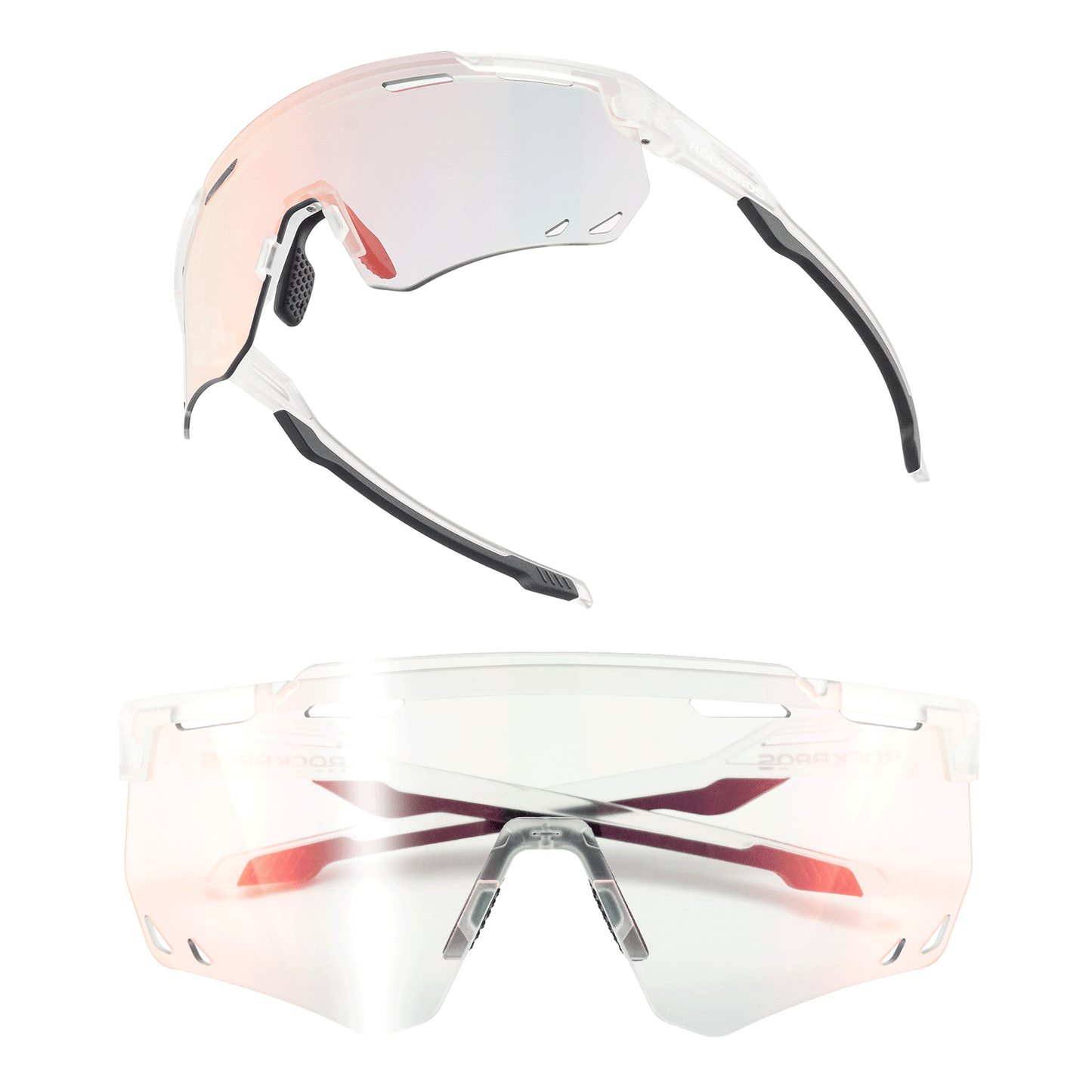 ROCKBROS Ultralight Cycling Glasses, Photochromic Sunglasses with UV400 Protection