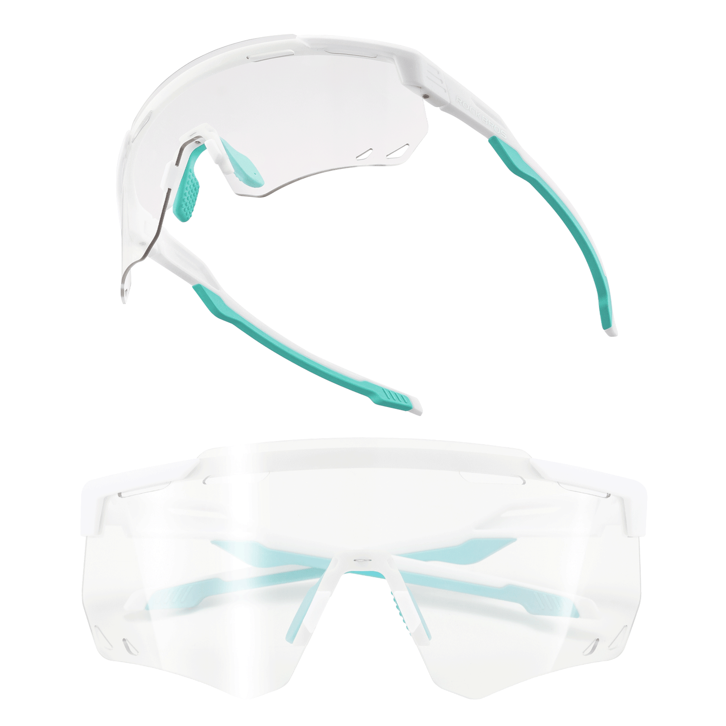 ROCKBROS Ultralight Cycling Glasses, Photochromic Sunglasses with UV400 Protection