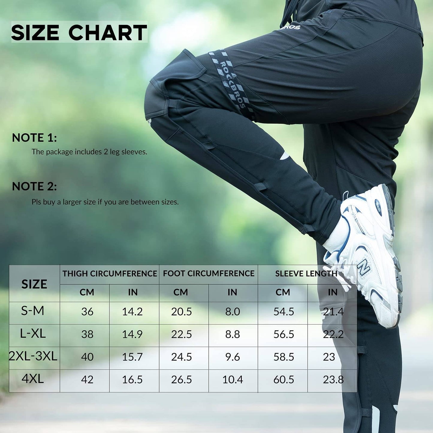 Legghlífar fyrir unisex gerðir, vindheldar, hlýjar, svartar, stærðir 4XL 