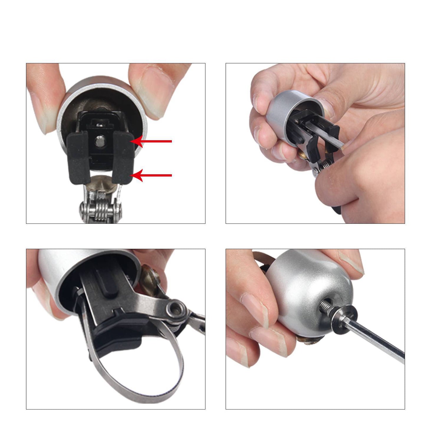 ROCKBROS Vintage Fahrradklingel Handklingel 4 Farben