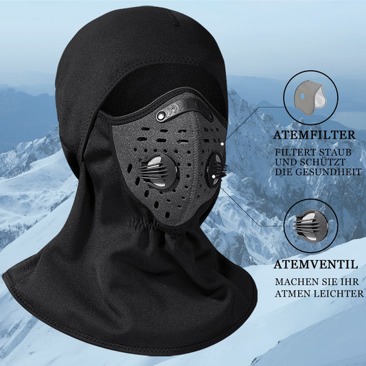 ROCKBROS Warm Balaclava Winter Fleece Neck Warmer with Breathable Filter