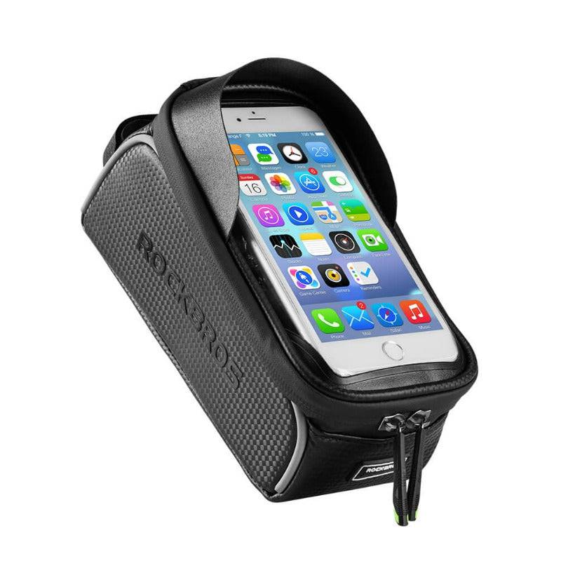 ROCKBROS waterproof top tube bag 1.5L for mobile phones under 6.5 inches