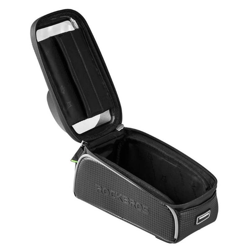 ROCKBROS waterproof top tube bag 1.5L for mobile phones under 6.5 inches