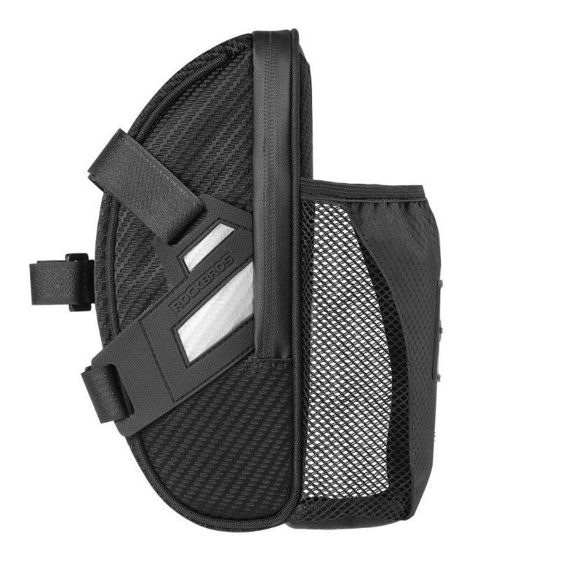 Vatnsheldur hnakktaska frá ROCKBROS með flöskuhaldara fyrir MTB hjól