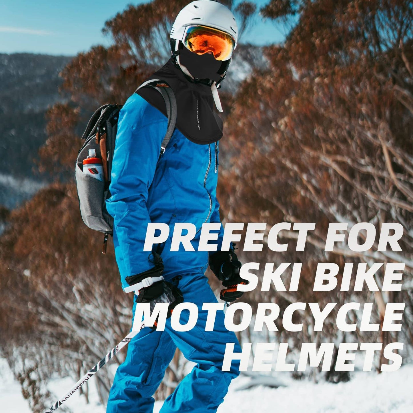 ROCKBROS Winter Balaclava Men's Windproof Storm Mask Outdoor Sports