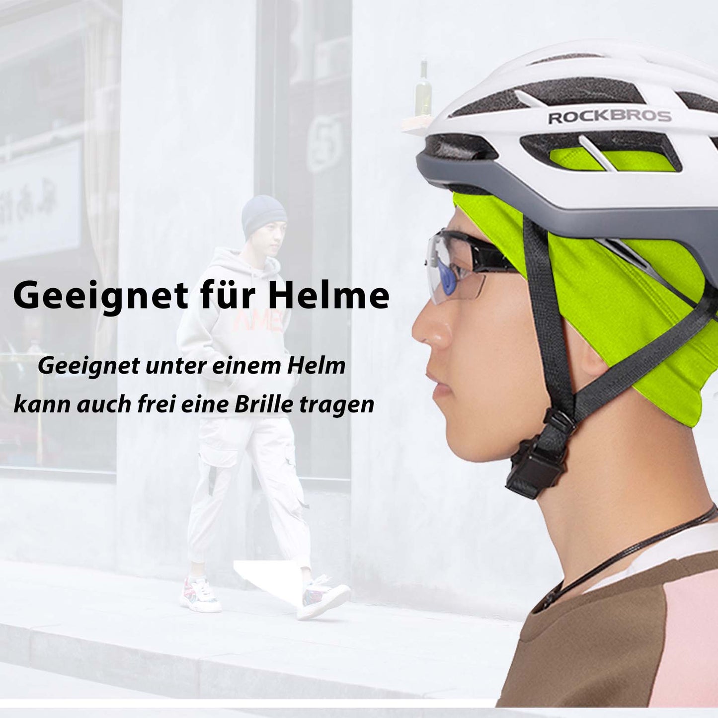 ROCKBROS Winter Fahrrad Mütze Helm Unterziehmütz Unisex