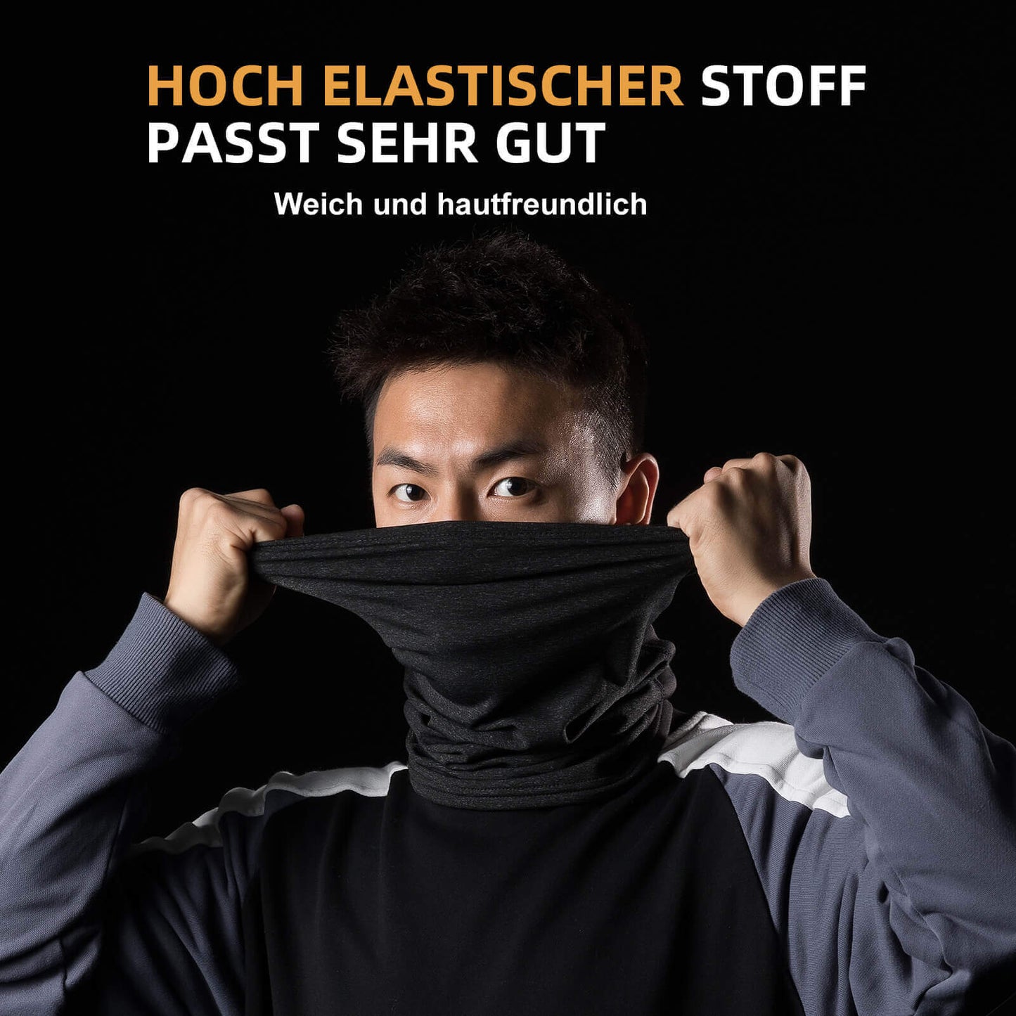 ROCKBROS Winter Half Balaclavas Multifunctional Breathable Face Covering